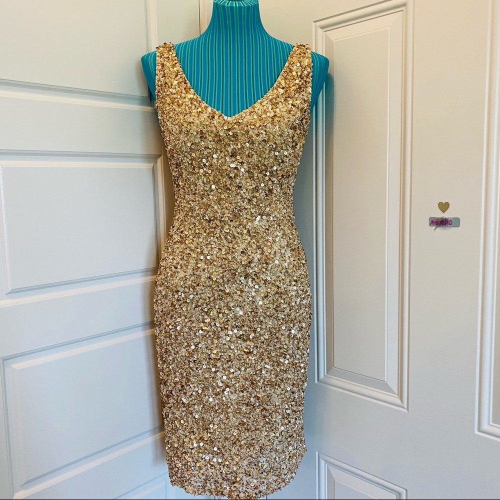 THEIA Sequin Cocktail dress